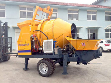 AIMIX-JBS40-Electric-Concrete-Mixer-Pump-is-Sold-to-Pakistan